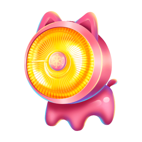 青衫ଳ陪玩收到礼物电暖扇