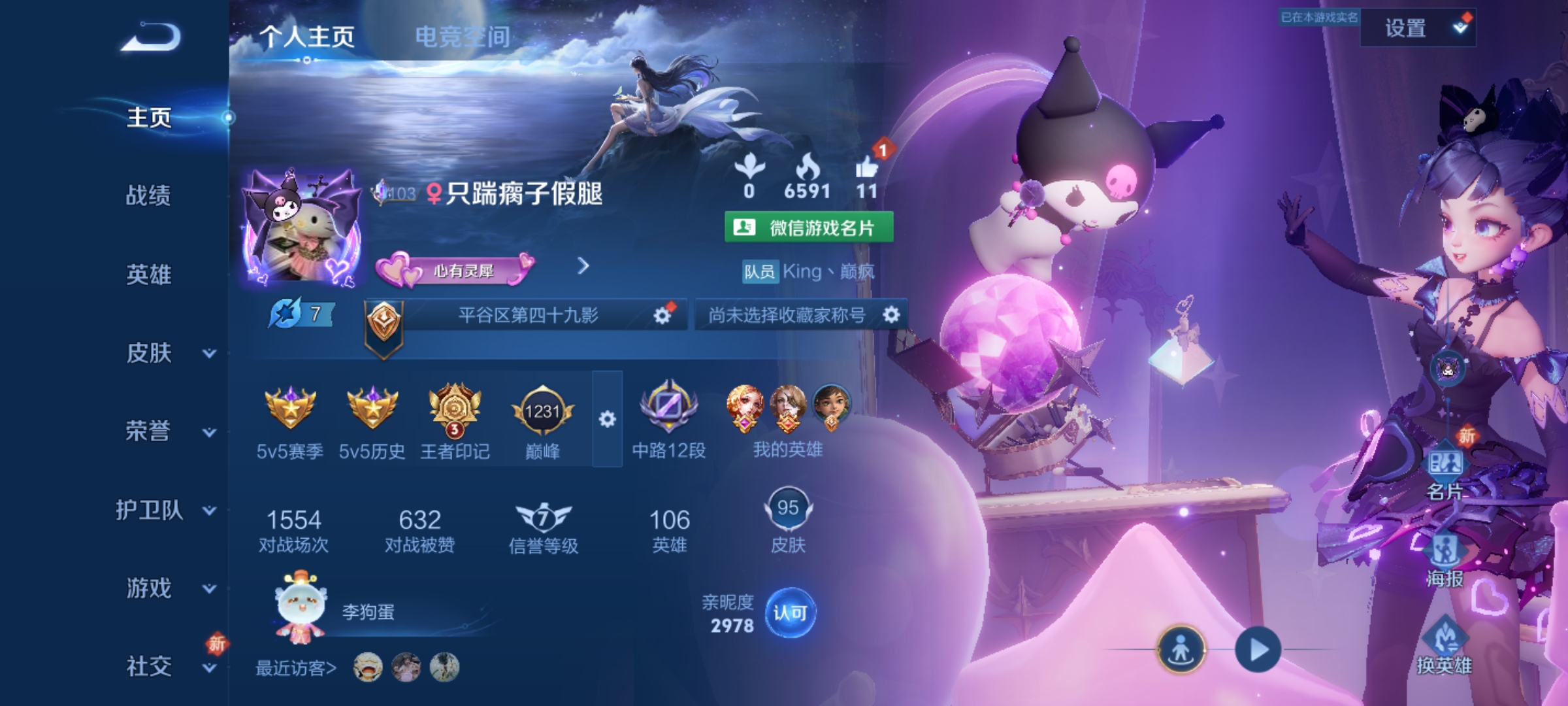 王者荣耀陪玩服务